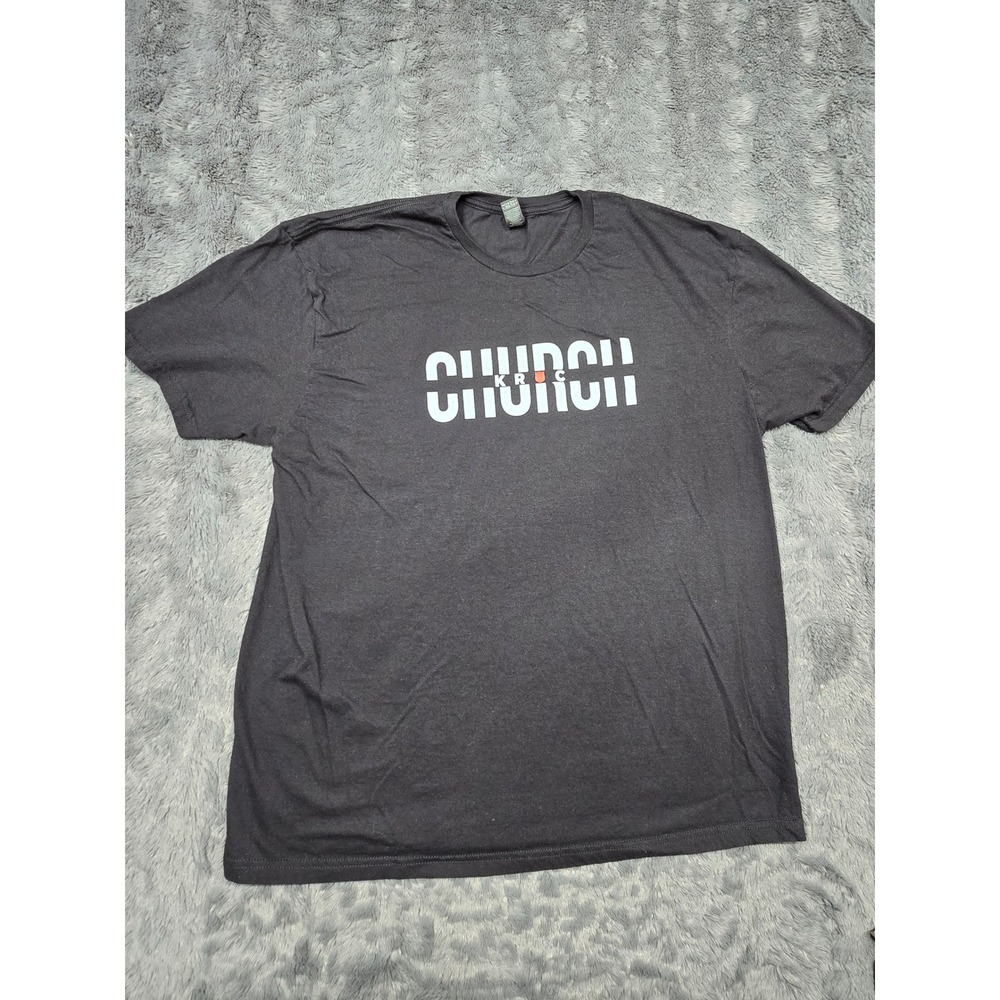Gildan Softstyle Church KROC Graphic T-Shirt Mens‎ XL Black Short Sleeve Tee